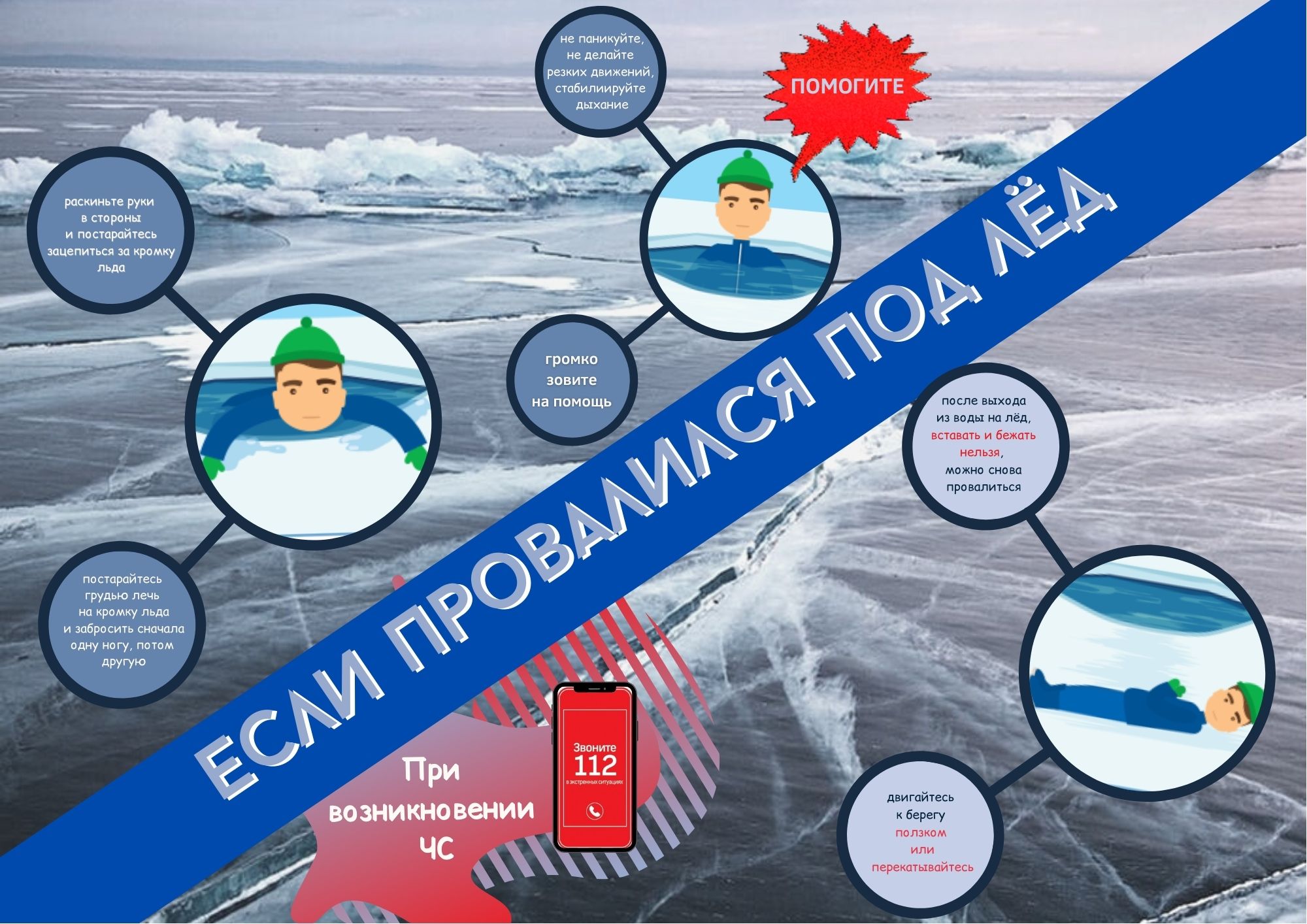 Если провалился под лед